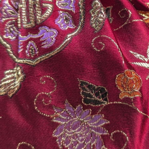 Vintage Brocade Drawcord Evening Bag EUC - Picture 8 of 11